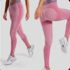 NWT Gymshark Brand New Flex Legging Small Booty contour OG Pink Charcoal Grey